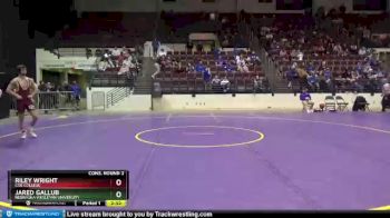 149 lbs Cons. Round 2 - Jared Gallub, Nebraska Wesleyan University vs Riley Wright, Coe College
