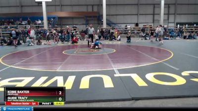 100 lbs Cons. Round 4 - Kobie Baxter, Fruitland vs Guide Tracy, Raft River Middle School