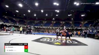 160 lbs Cons. Semi - Kurt Smith, Hononegah vs Steven Kitzman, Dixon