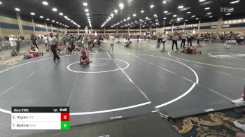 102 lbs Consi Of 4 - Elijah Algien, The Colorado Mat Monkeys vs Tate Bodine, Desert Dogs WC