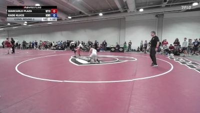 61 lbs Cons. Round 3 - Giancarlo Plaza, World Team Training Center vs Kade Kluce, Husky Elite Wrestling Club