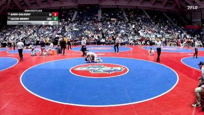 3A-120 lbs Semifinal - Jacob Merry, Lumpkin Co. vs Aden Oglesby, Dawson County