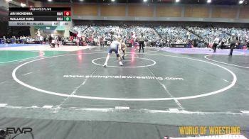 85 lbs Consi Of 8 #2 - Ari McKenna, Maverick Elite Wrestling vs Wallace King, Wasatch Wrestling Club