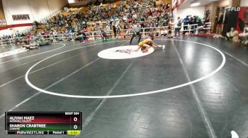 130 lbs Cons. Round 3 - Sharon Crabtree, Laramie vs Aliyah Maez, Natrona County