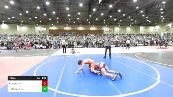 116 lbs Semifinal - Keegan Hunt, Mine Yard Dogs vs Luke Schoch, Bay Area Dragons