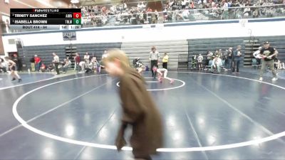 64 lbs Round 3 - Isabella Brown, Team Real Life Wrestling vs Trinity Sanchez, All In Wrestling Academy
