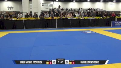 Gabriel Lorenzo Gomez vs Collin Michael Fitzpatrick 2025 World IBJJF Jiu-Jitsu No-Gi Championship