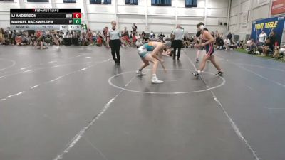 132 lbs Round 1 (6 Team) - LJ Anderson, West Virginia Wild vs Markel Hackwelder, Youngstown Elite