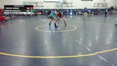 132 lbs Champ. Round 2 - Horacio Canchola, McKay vs Griffin Thomas, Sherwood