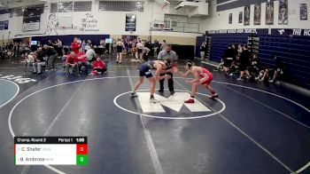 139 lbs Champ. Round 2 - Brennan Ambrose, Ringgold Hs vs Caleb Shafer, Youngsville Hs