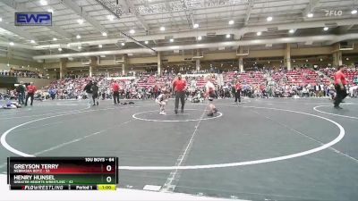 64 lbs Quarterfinal - Henry Hunsel, Greater Heights Wrestling vs Greyson Terry, Nebraska Boyz