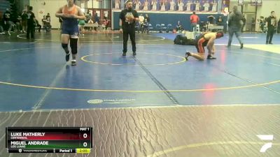 215 lbs Quarterfinal - Miguel Andrade, Los Lunas vs Luke Matherly, Centennial