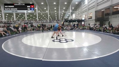 155 lbs Ava Risner, Washington J vs Olivya Kroope, Pennsylvania Blue