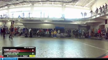 145 lbs Champ. Round 1 - Kyrel Leavell, Warren Wrestling Academy vs Camron Lapsley, Snider Wrestling Club