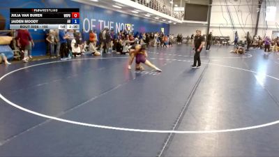 160 lbs Champ. Round 2 - Jaiden Moody, Augustana (IL) vs Julia Van Buren, Wisconsin Stevens Point