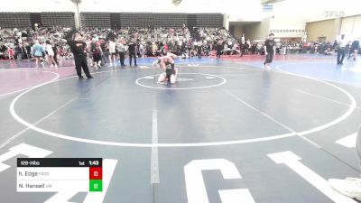 128-H lbs Round Of 64 - Hunter Edge, Frost Gang vs Nikito Hansell, Upper Merion