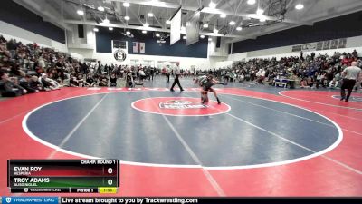 132 lbs Champ. Round 1 - Evan Roy, Hesperia vs Troy Adams, Aliso Niguel