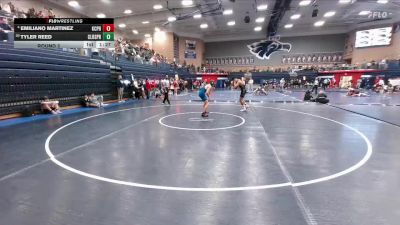 157 lbs Round 2 - Emiliano Martinez, Kansas City-Piper HS vs Tyler Reed, League City Clear Springs