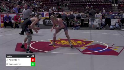 133 lbs Round Of 16 - Jamison Poklembo, Mt. Pleasant vs Conner Heckman, Midd-West