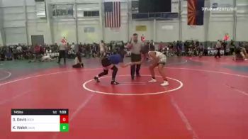 145 lbs Consolation - Olivia Davis, Socal Grappling Club vs Kacey Walck, Cedaredge WC