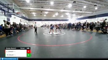 220 lbs Champ. Round 2 - Wyatt Boyer, Ellensburg vs Logan Leeson, West Valley Spokane