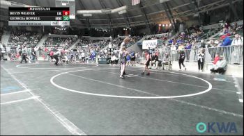 52 lbs Consi Of 8 #2 - Damion McGehee, Team Tulsa Wrestling Club vs Logan Shumaker, F-5 Grappling