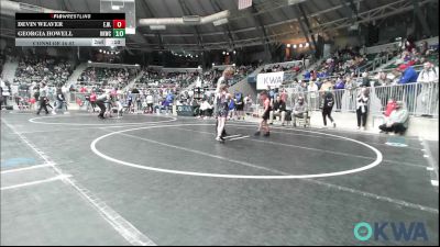 52 lbs Consi Of 8 #2 - Damion McGehee, Team Tulsa Wrestling Club vs Logan Shumaker, F-5 Grappling