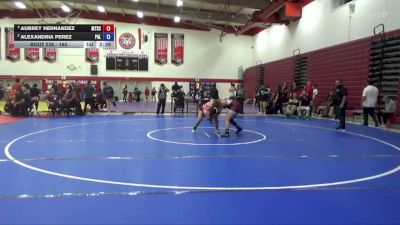 160 lbs Semifinal - Aubrey Hernandez, Mt. San Antonio College vs Alexandria Perez, Palomar College