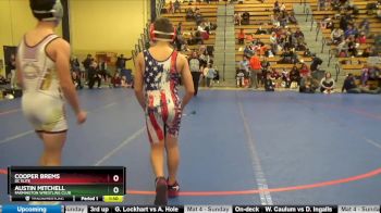 120 lbs Round 4 - Austin Mitchell, Farmington Wrestling Club vs Cooper Brems, DC Elite