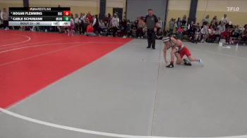 90 lbs Round 1 - Hogan Flemming, Rocori vs Cable Schumann, Martin County Red Bulls