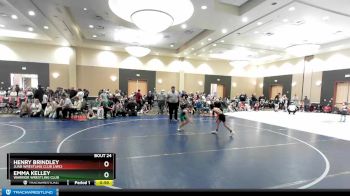 68 lbs Round 4 - Emma Kelley, Warrior Wrestling Club vs Henry Brindley, Juab Wrestling Club (JWC)