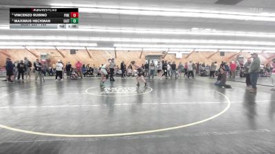 140 lbs 3rd Place - Vincenzo Rubino, Pine Bush vs Maximus Heckman, East Bethany