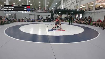 140 lbs Alice Scharp, Indiana vs Shyla Sells, Oregon