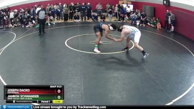 175-175 lbs Semifinal - Joseph Dacko, Centennial vs Jahron Schwander, Deer Valley High School