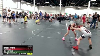 56 lbs Round 2 (4 Team) - Brody Owens, Firebird Elite vs Sam Levine, Warhawks Wrestling