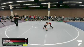 56 lbs Quarterfinal - Tae Romo, ReZults Wrestling vs Ezekiel Olsen, Best Trained Wrestling
