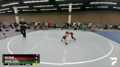 56 lbs Quarterfinal - Tae Romo, ReZults Wrestling vs Ezekiel Olsen, Best Trained Wrestling