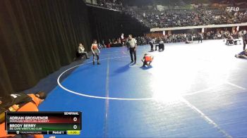 108 lbs Semifinal - Brody Berry, Big Game Wrestling Club vs Adrian Grosvenor, Siouxland Wrestling Academy