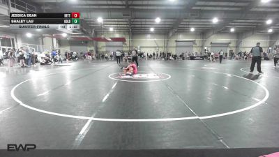 90 lbs Quarterfinal - Jessica Dean, Betterman Elite vs Shaley Lau, Goldenbacks