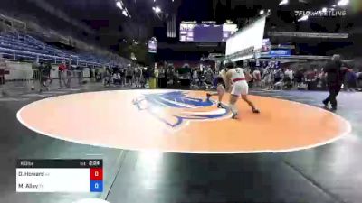 160 lbs Consi Of 16 #2 - Oliver Howard, Alabama vs Mason Alley, Tennessee