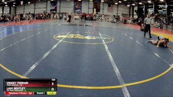 120 lbs Rd# 1 9:00am Friday - Vinney Ferrari, Team Gotcha vs Liam Bentley, VA Team Predator