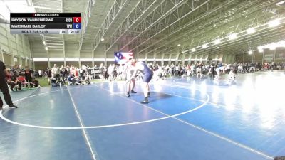 215 lbs Cons. Round 1 - Payson Vandemerwe, 4A Snow Canyon UT vs Marshall Bailey, Team Prestige Wrestling