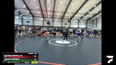 160 lbs Champ. Round 2 - Alvince Roppul Jr., WA vs Percie Hatfield, WA