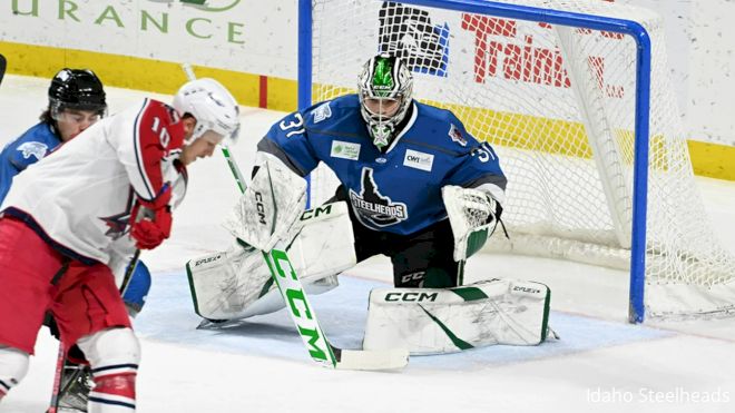 Idaho's Poirier Named Warrior Hockey/ECHL Goaltender Of The Month
