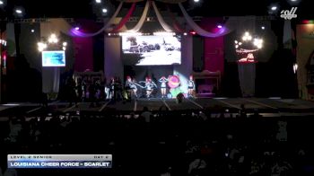 Louisiana Cheer Force - Scarlet [2025 L2 Senior Day 2] 2025 ASC Battle Under the Big Top Grand Nationals