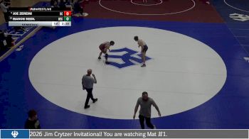 174 lbs Semifinal - Joe Zereini, Roanoke College vs Mason Seidl, Wisconsin Eu Claire