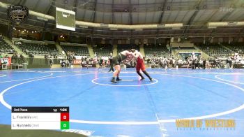 285 lbs 3rd Place - Lucas Franklin, Keystone Wrestling Club vs Lane Runnels, Coweta Tiger Wrestling