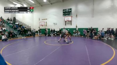 190 lbs Round 4 - Corbyn Godfrey, Greybull/Riverside vs Carter Lawson, Buffalo