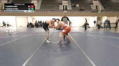 215 Championship Bracket Cons. Round 5 - Lawson Anez, Willmar vs Kasson Wynia, Kasson-Mantorville