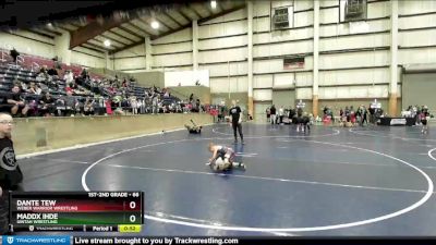 66 lbs Cons. Semi - Dante Tew, Weber Warrior Wrestling vs Maddx Ihde, Uintah Wrestling